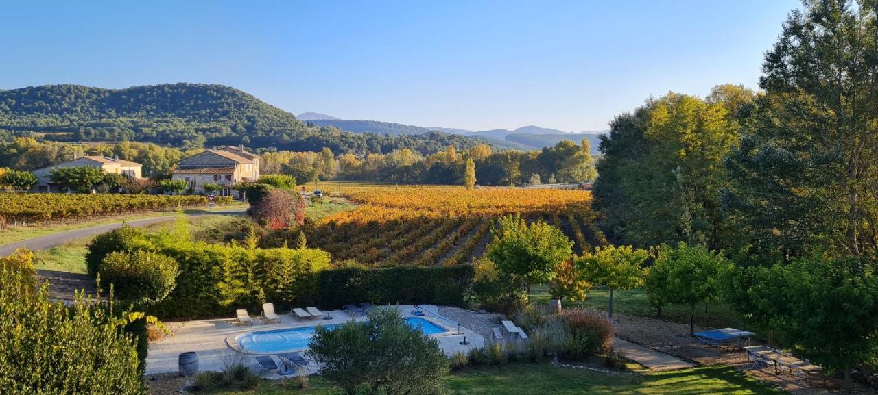 Mas Lou Parpaioun Bed and Breakfast Crestet Buitenkant foto